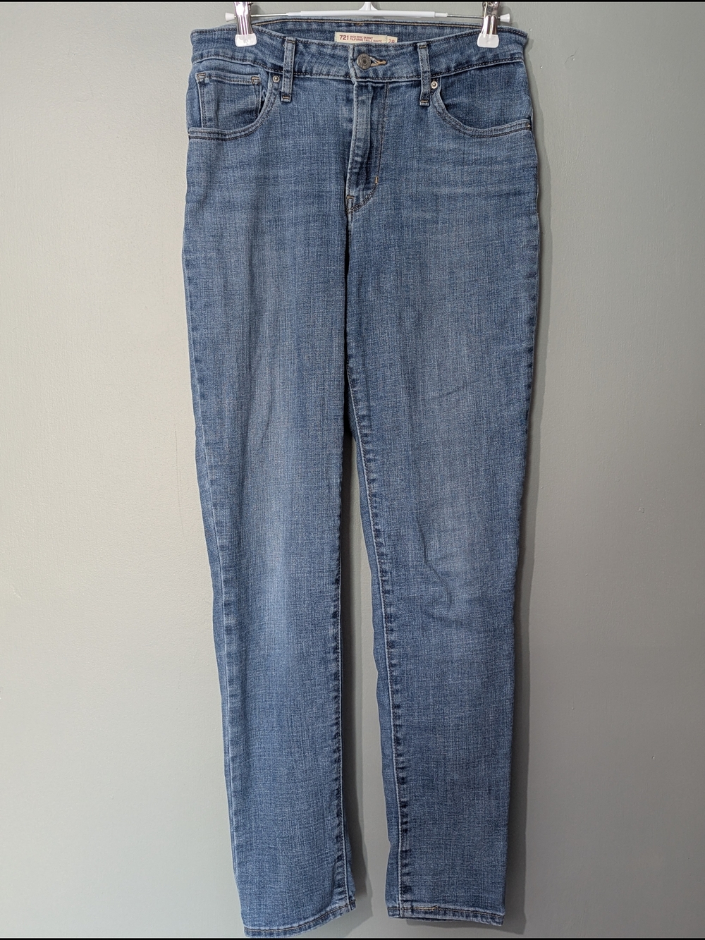 Levi's 721 Women's High-Rise Skinny Jeans Light Blue 90s Minimalism Capsule